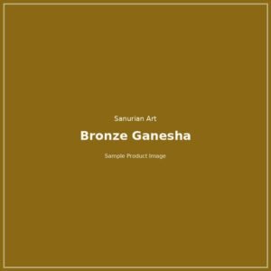 Bronze Ganesha Statue (15cm)