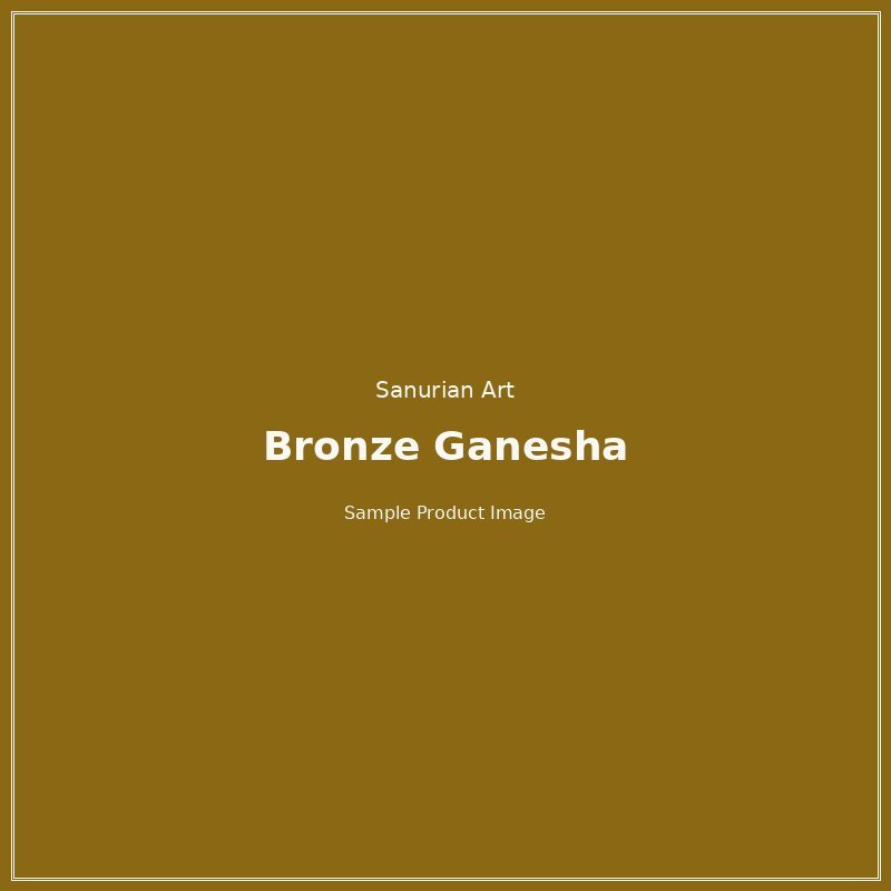 Bronze Ganesha Statue (15cm)