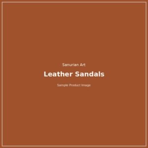 Hand-tooled Leather Sandals
