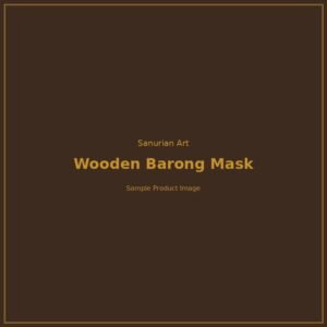 Hand-carved Wooden Mask (Barong)